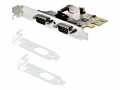 STARTECH PCIE DUAL SERIAL PORT CARD 16C1050 UART 5V/12V STATUS