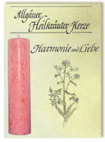 Allgäuer Heilkräuterkerze - Harmonie und Liebe