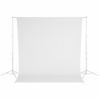 Westcott 134 Hintergrundstoff (2.7 x 3m), Weiss, Knitterfrei