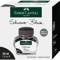 FABER-CASTELL Tintenglas 30ml 149854 schwarz, Kein Rückgaberecht