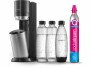 Sodastream Wassersprudler Duo Mega Pack Schwarz, Breite: 15.5 cm