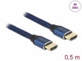 DeLock Kabel 8K 60Hz HDMI - HDMI, 0.5 m