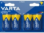 Varta Batterie Longlife 4 Stück, Batterietyp: D