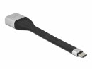 DeLock Kabel FPC Flachbandkabel USB Type-C - DisplayPort, 0.14