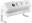 Image 1 Steffen Tischsteckdosenleiste ALU DESK 2x T13, USB-A+C, Weiss