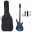 Bild 1 vidaXL E-Bass für Anfänger mit Tasche Blau und Schwarz 4/4 46"