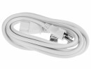 FURBER.power Netzkabel C13-T12 3.0 m Weiss, Anzahl Leiter: 3