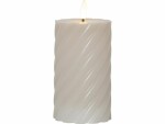 Star Trading LED-Kerze Pillar Flamme Swirl, Ø 7.5 cm x