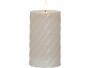 Star Trading LED-Kerze Pillar Flamme Swirl, Ø 7.5 x 15