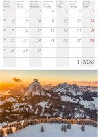 CALENDARIA Kleiner Schweizer Pkk. 2024 43494633 D/F/I/E 14,8x22cm, Kein