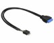 Bild 0 DeLock USB3.0 Pinheaderkabel 45 cm intern, Datenanschluss Seite