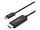 StarTech.com - 1m / 3 ft USB C to HDMI Cable - 4K at 60 Hz - Black