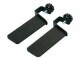 APC 750MM WIDE TROUGH BRACKETS TOOL-LESS MOUNTING BLACK NMS