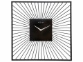 NeXtime Wanduhr Vasco Schwarz, 45 x 45 cm, Form