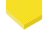 URSUS Wellpapier 50 x 70 cm 10 Stück, Zitronengelb