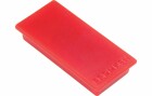 Franken Haftmagnet 23 x 50 mm, 10 Stück, Rot