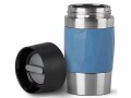 Emsa Thermobecher Compact 300 ml, Blau, Material: Edelstahl
