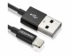 deleyCON USB2.0 Kabel, A - Lightning, 1m