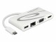 DeLock Dockingstation USB 3.1 Typ-C - HDMI/VGA/GLAN/PD