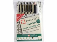 SAKURA Zentangle Tool Set Z12PTGB 12 Stück, Kein