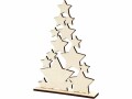 Creativ Company Holzartikel 29.8 x 21.5 x 4 cm Weihnachtsbaum