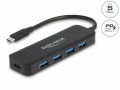 DeLock Dockingstation 4x USB Typ-A + 1x USB Typ-C