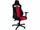 Nitro Concepts Gaming-Stuhl E250 Rot/Schwarz, Lenkradhalterung: Nein