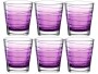 Leonardo Trinkglas Vario Struttura 250 ml, 6 Stück, Violett