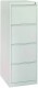 EDGY HR-Schrank - 3404      4 Schubladen schmal, grau