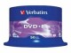 Image 1 Verbatim - 50 x DVD+R - 4.7 Go 16x - argent mat - spindle