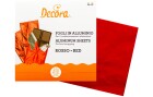 Decora Alufolie 20 cm x 0.2 m, Rot, Verpackungseinheit