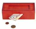 Fridolin Trick Box für "Geldnoten" -rot/Rechteck
