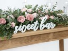 Partydeco Hochzeitsaccessoire Holzschrift Sweet Bar 37 x 10 cm