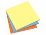 Sigel Moderationskarten 10 x 10 cm 300 Stück, Gelb/Blau/Orange