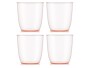 Bodum Outdoor-Becher Kvadrant 350 ml, Rosa, 4 Stück, Produkttyp