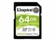 Kingston SDXC-Karte Canvas Select Plus UHS-I 64 GB