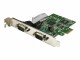 StarTech.com - 2-Port PCI Express Serial Card with 16C1050 UART - RS232 Low Profile Serial Card - PCI Serial Card (PEX2S1050)