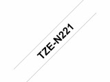 Brother Beschriftungsband TZe-N221 Schwarz auf Weiss, Länge: 8 m