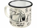 Nostalgic Art Universaltasse Enjoy 360 ml, 1 Stück, Schwarz/Weiss