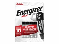 Energizer Batterie MAX AAA / LR03 4 Stück, Batterietyp
