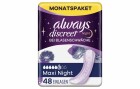 Always Discreet Einl Maxi Night Monatspaket, 48 Stk (4
