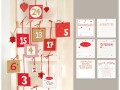 Braun + Company Adventskalender Gutschein 25-teilig, Motive: Zahlen