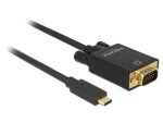 DeLock USB-C - VGA Kabel, 3m, schwarz Typ:
