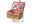 Boltze Picknickkorb Darcel 11-teilig, Material: Holz, Leder, Weide, Detailfarbe: Nature, Rot, Länge: 38 cm, Anzahl Teile: 11 Teile, Breite: 28 cm, Höhe: 19 cm