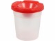Creativ Company Wasserbecher Rot/Semitransparent, Detailfarbe: Rot
