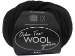 Creativ Company Wolle Oeko-Tex 50 g, Schwarz, Packungsgrösse: 1 Stück