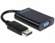 DeLock Monitoradapter Displayport zu VGA, mit Audio, aktive