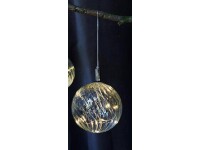 Sirius Weihnachtskugel Wave Ball, Ø 10 cm, Klar, Betriebsart