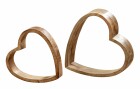 Boltze Aufsteller Heart 2er Set, 22 und 28 cm