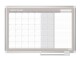 Bi-Office Magnethaftendes Whiteboard 60 cm x 90 cm, Weiss